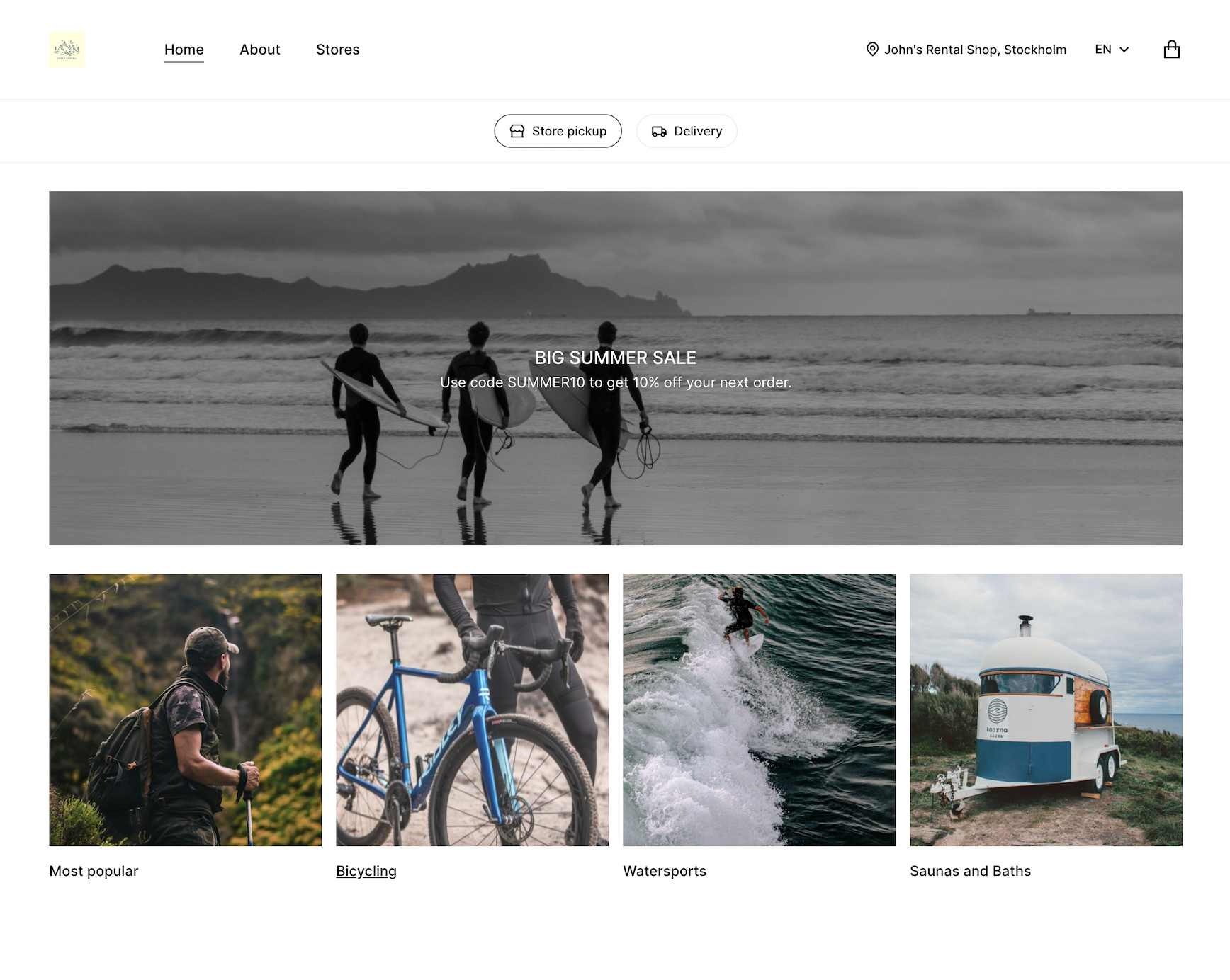 screenshot of Twice Commerce